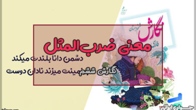 دشمن دانا بلندت می‌کند بر زمینت میزند نادان دوست