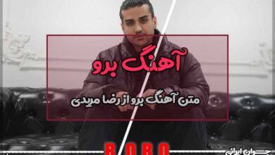 متن آهنگ برو از رضا مریدی