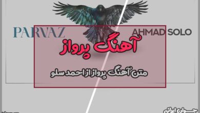 متن آهنگ پرواز از احمد سلو