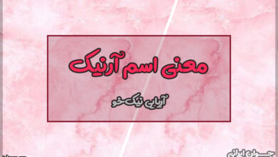 معنی اسم آرنیک