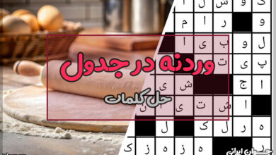 وردنه در جدول