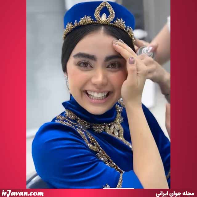 لباس عروسی محیا امیدبیگی
