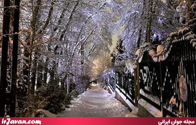جاهای دیدنی تهران در زمستان