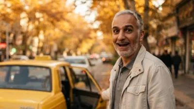 بیژن بنفشه‌خواه بازیگر سریال تاکسی