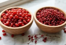 فرق زرشک پفکی و دانه اناری